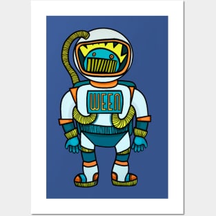 Ween Astronaut Boognish Posters and Art